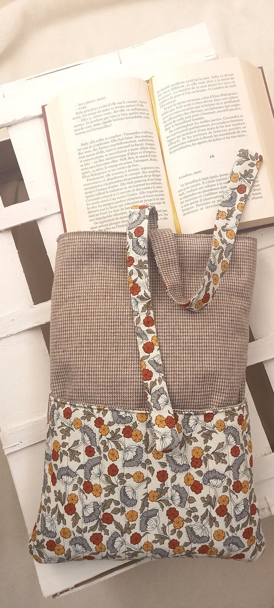 POCHETTE MATELASSEE POUR LIVRE GRAND FORMAT